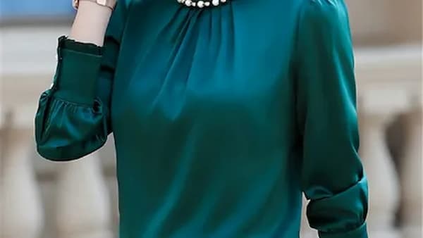 قیمت خرید شومیز زنانه یقه گرد + فروش ویژه